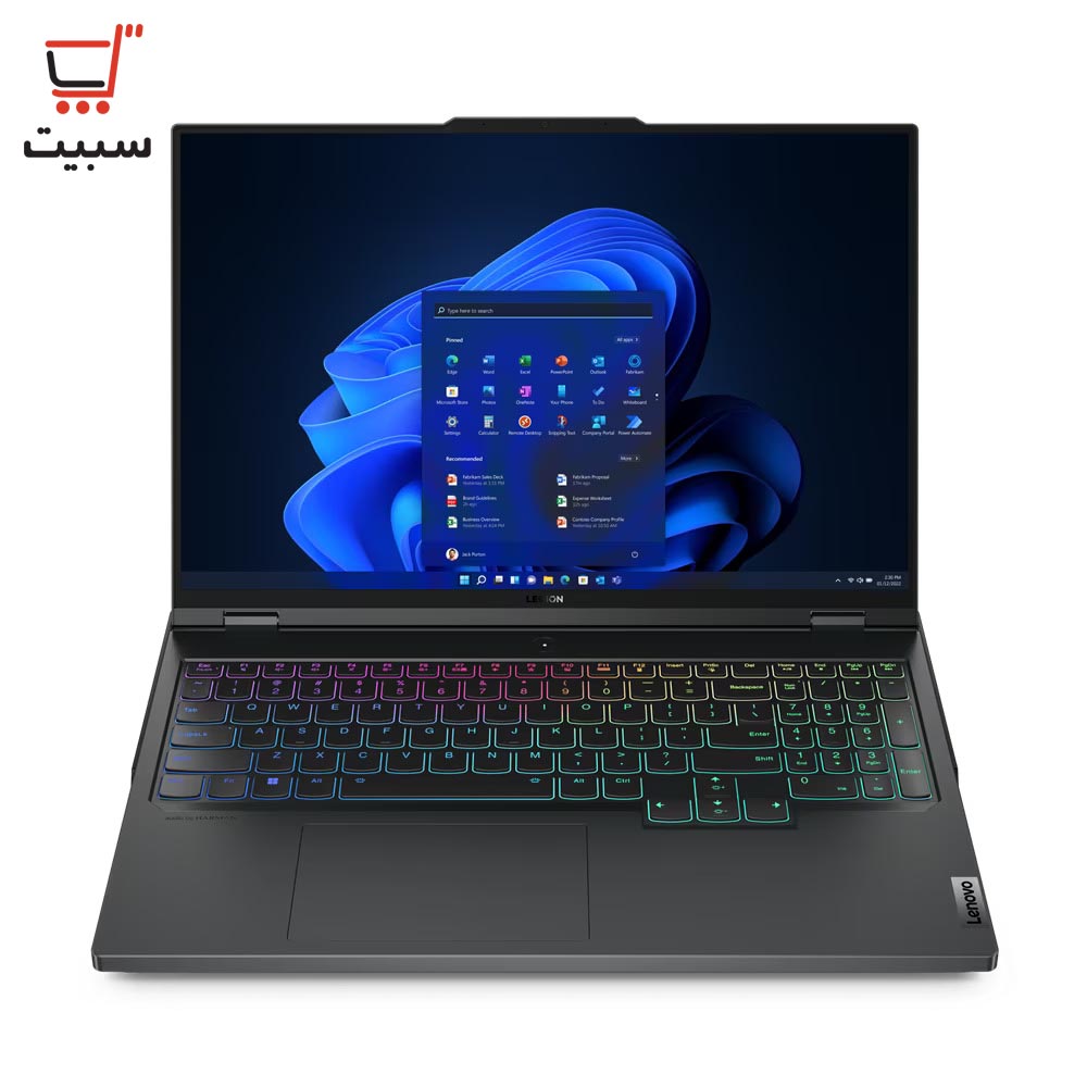 لپ تاپ 16 اینچی گیمینگ لژیون پرو 5 لنوو مدل Legion Pro 5 16IRX8-Z