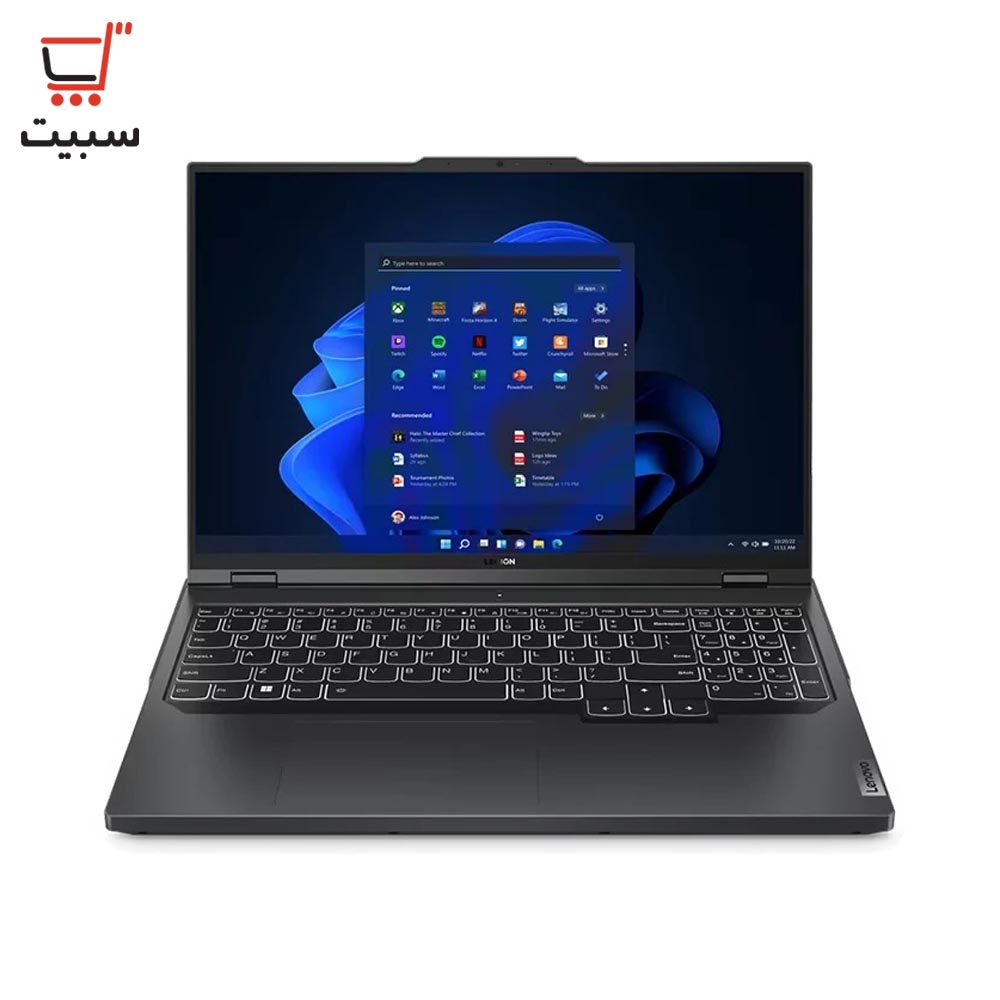 لپ تاپ 16 اینچی گیمینگ لژیون پرو 5 لنوو مدل Legion Pro 5 16IRX8-ZD