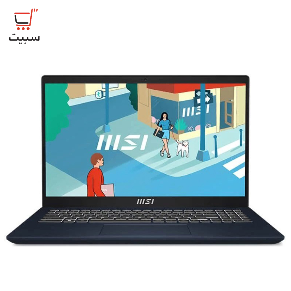 لپ تاپ 15.6 اینچی ام اس آی مدل Modern 15 H B13M i7 13700H 64G 2T SSD Intel Iris Xe FHD