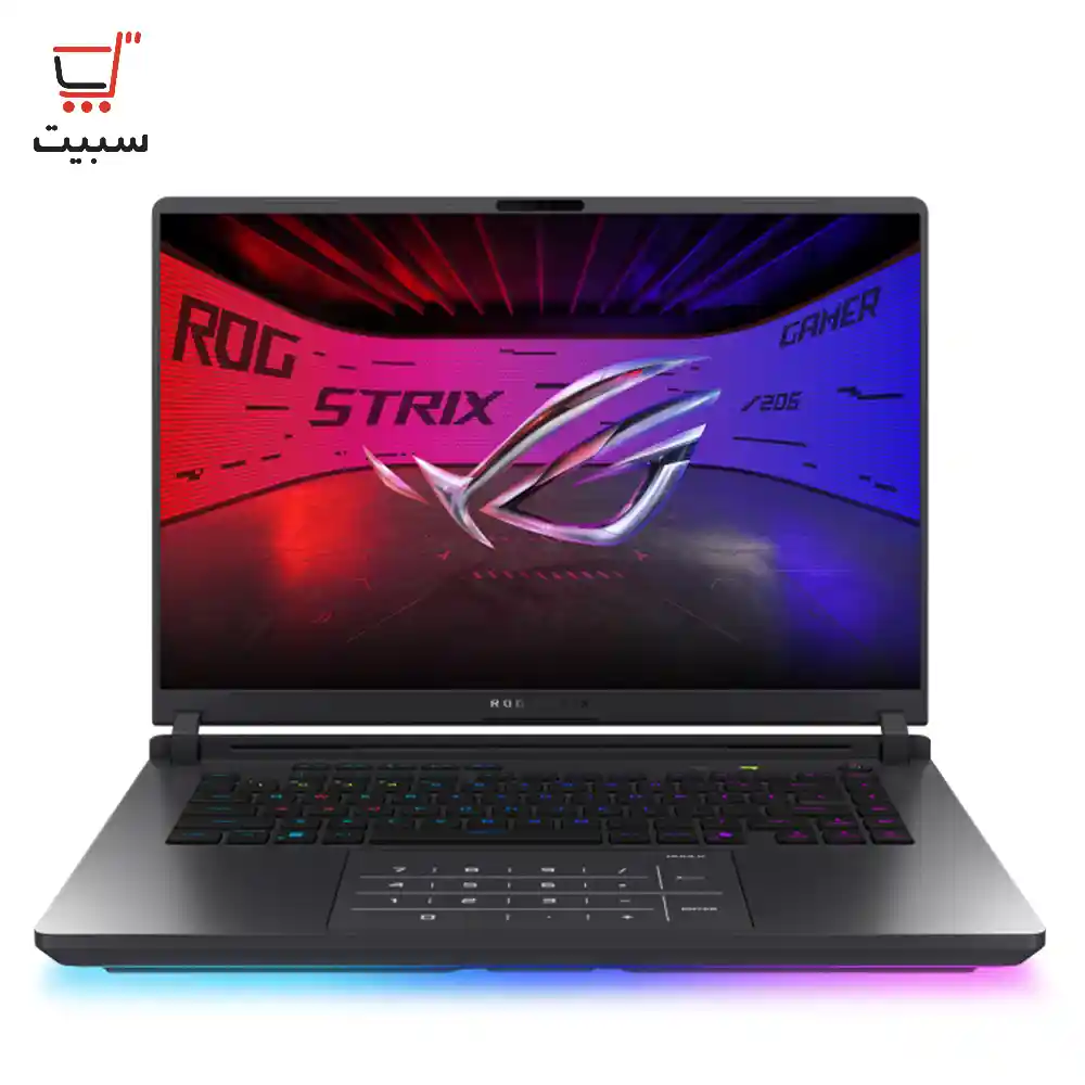 لپ تاپ 16 اینچی گیمینگ راگ استریکس ایسوس مدل ROG Strix G16 2025 G615LP Ultra 9 275HX 32G 3T SSD 8G RTX 5070 WUXGA + پک دار