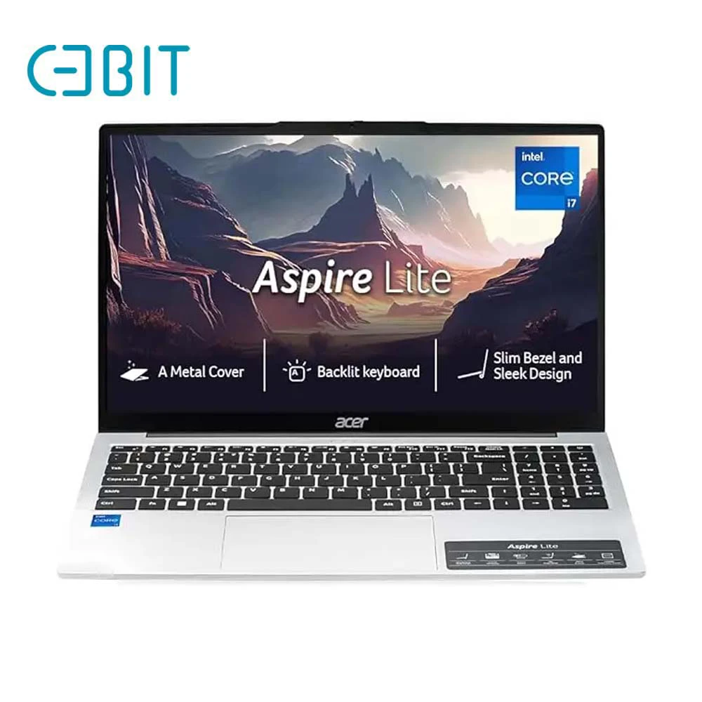 لپ تاپ 15.6 اینچی اسپایر لایت ایسر مدل Aspire Lite AL15-52H i7 13620H 16G 2T SSD Intel FHD