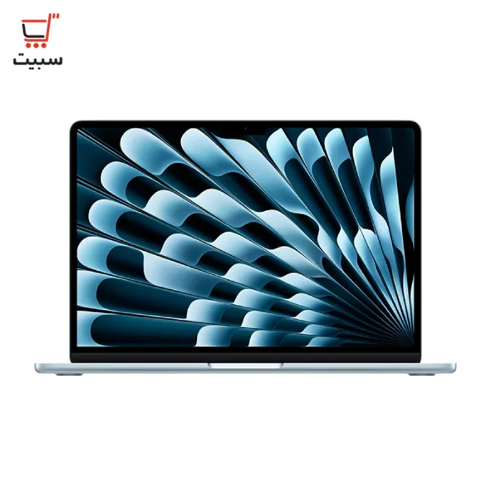 لپ تاپ 13.6 اینچی مک بوک ایر اپل مدل MacBook Air MC6T4 2025 M4 10 Core 16G 256SSD 8 Core GPU Sky Blue