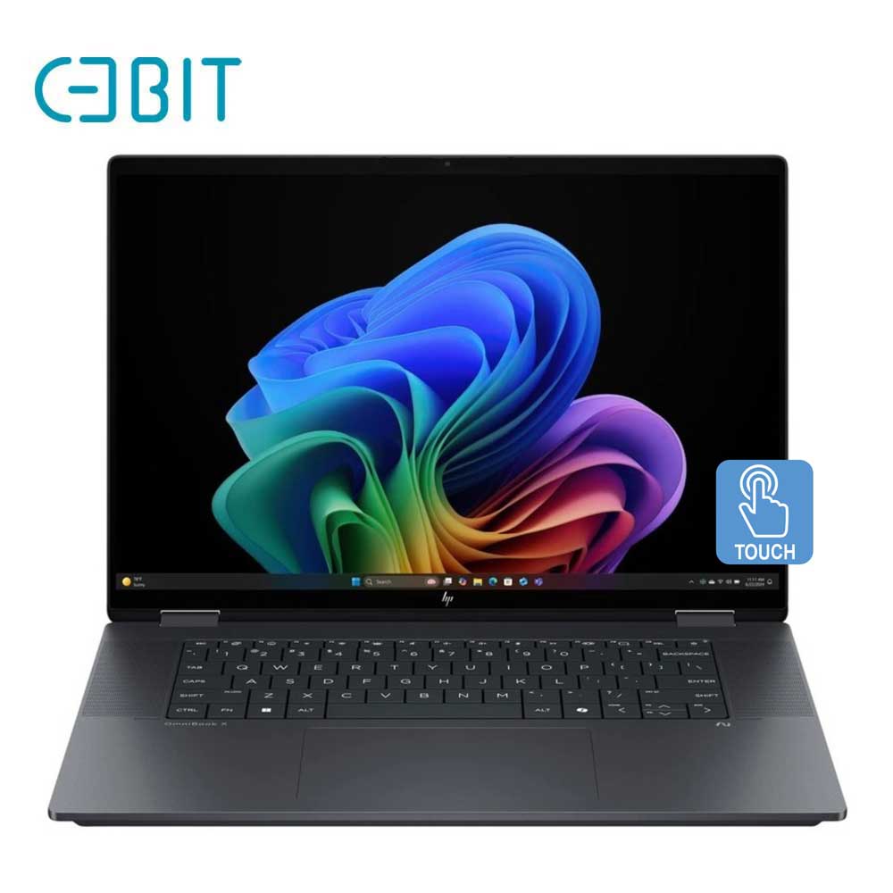 لپ تاپ16 اینچی لمسی اچ پی مدل OmniBook  X Flip 16 as0023dx ultra 7 256V 16G 1T SSD Intel WUXGA