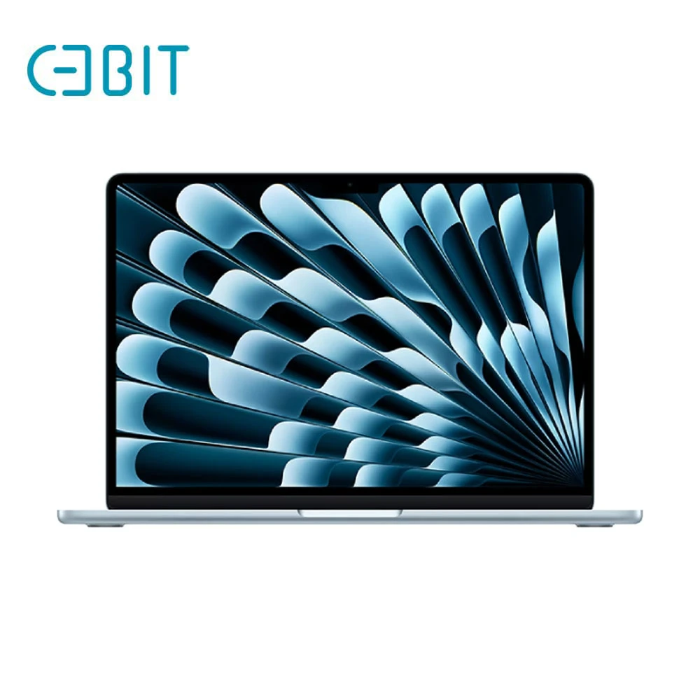 لپ تاپ 13.6 اینچی مک بوک ایر اپل مدل MacBook Air MDHJ4 2026 M5 10 Core 16G 1T SSD 10 Core GPU Sky Blue