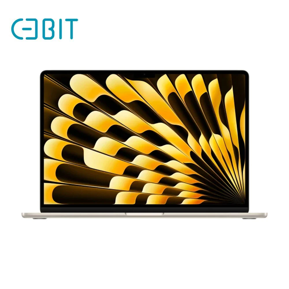 لپ تاپ 15.3 اینچی مک بوک ایر اپل مدل MacBook Air MDVE4 2026 M5 10 Core 16G 1T SSD 10 Core GPU Starlight