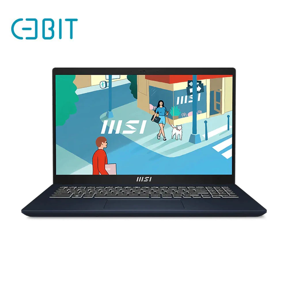 لپ تاپ 15.6 اینچی مدرن ام اس آی مدل Modern 15 B13M i7 1355U 16G 512SSD Intel Iris Xe FHD IPS