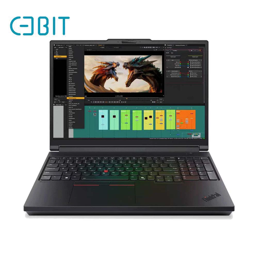 لپ تاپ 16 اینچی لمسی تینک پد لنوو مدل ThinkPad P16 Gen 3 Workstations Ultra 9 275HX 128G 4T SSD 24G RTX PRO 5000 3.2K OLED 120Hz Touch