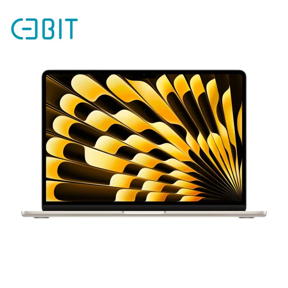 لپ تاپ 13.6 اینچی مک بوک ایر اپل مدل MacBook Air MDHA4 2026 M5 10 Core 16G 512SSD 8 Core GPU Starlight