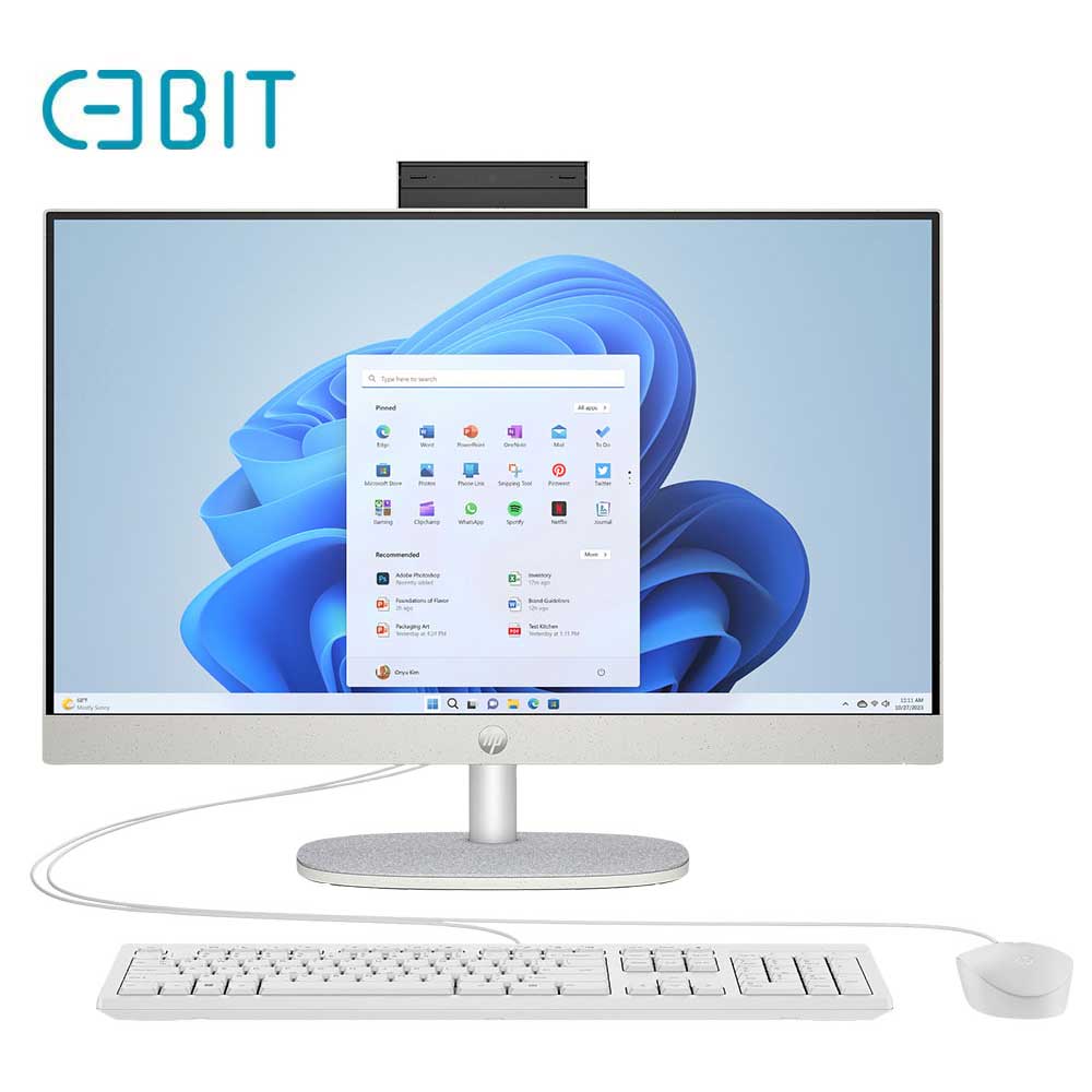 آل این وان 23.8 اینچی اچ پی مدل HP 24-CR1004i Ultra 5 125U 16G 512SSD Intel FHD IPS