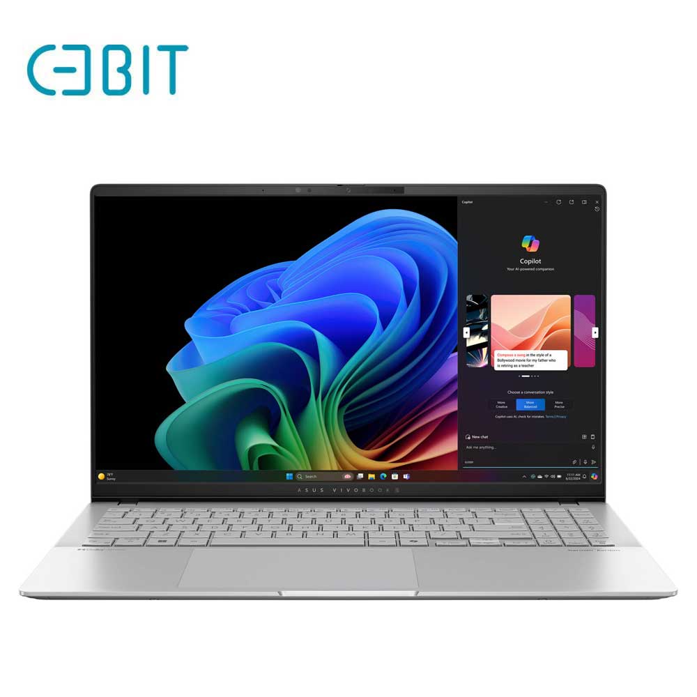 لپ تاپ 15.6 اینچی ایسوس مدل VivoBook S15 OLED S5507QA Snapdragon X Plus X1P42100  16GB 1T SSD Qualcomm 3K